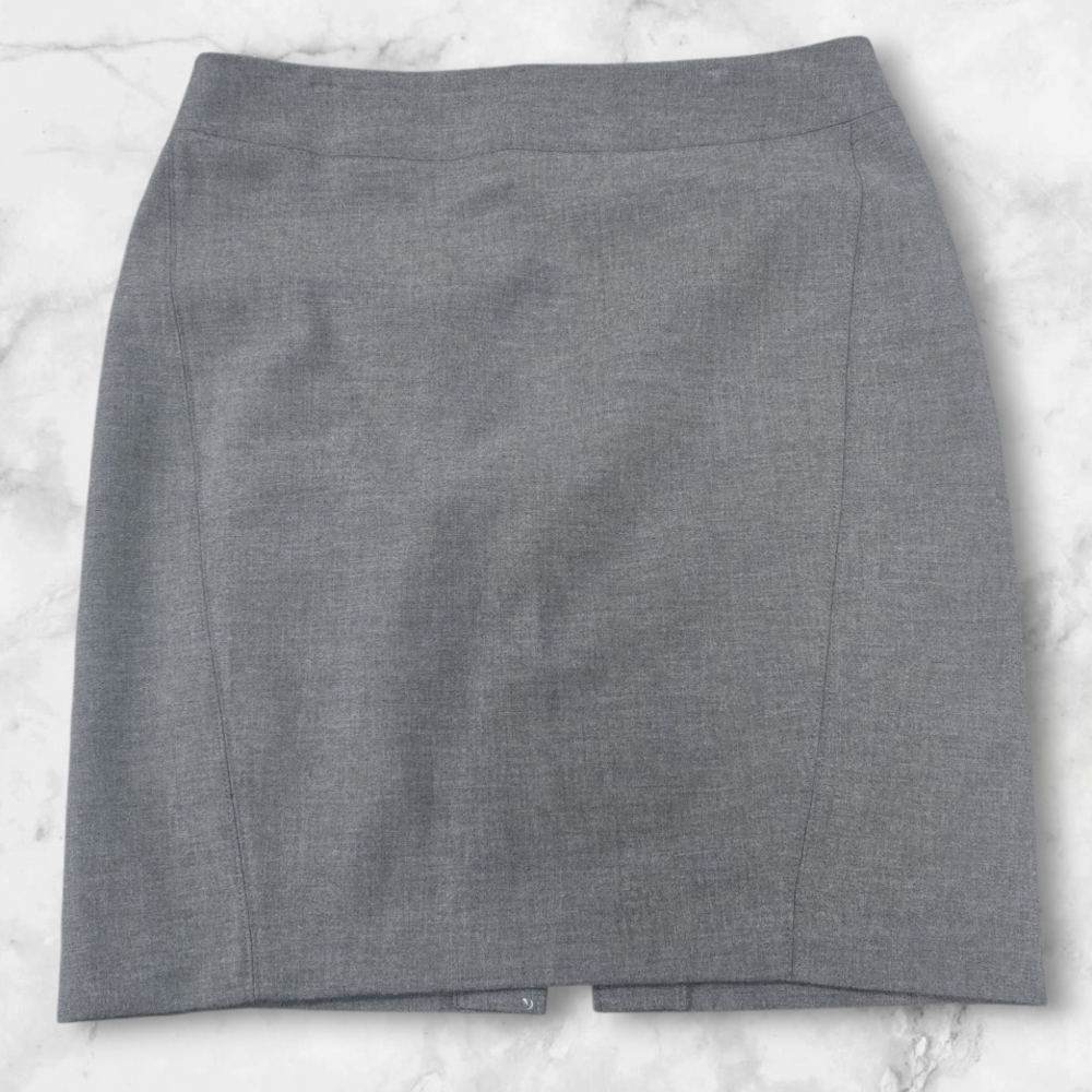 LOFT Classic Gray Pencil Skirt (Suze:14)